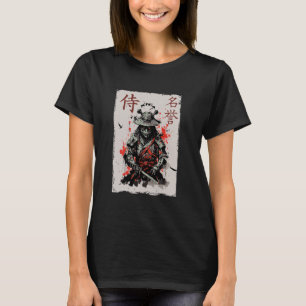 Samurai Warrior Frog Graphic, Cool Japanese Art Fr T-Shirt