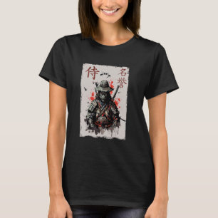 Samurai Warrior Frog Graphic, Cool Japanese Art Fr T-Shirt