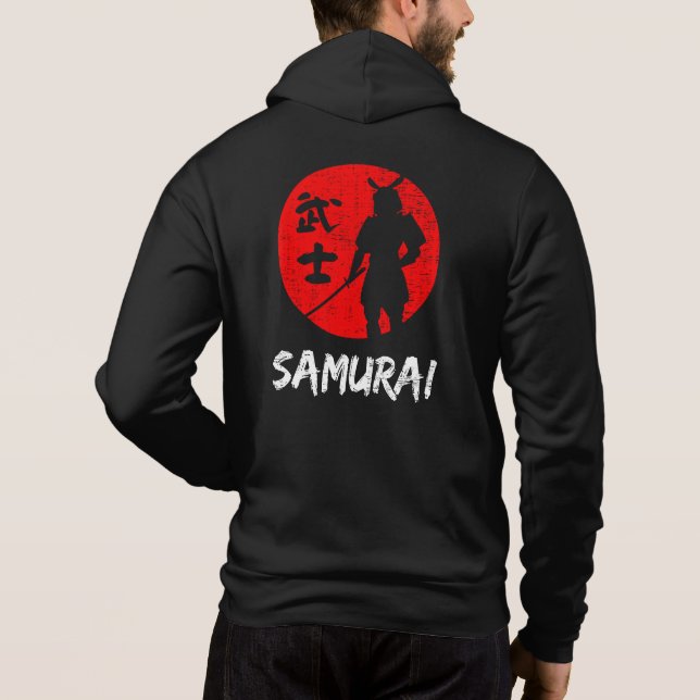 Samurai Warrior Hoodie (Back)