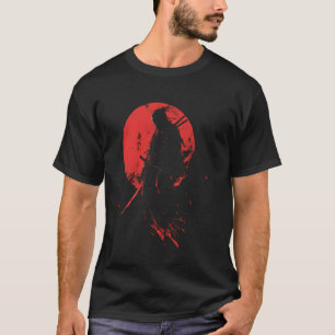 Samurai Warrior Japan Art Silhouette Ronin Bushido T-Shirt