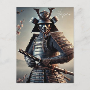 Samurai Warrior Japan Postcard