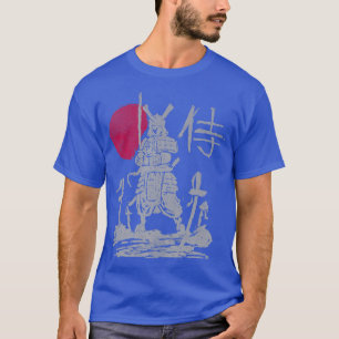 Samurai Warrior Japanese Kanji Japan (ART ON BACK) T-Shirt