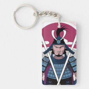 Samurai warrior key ring