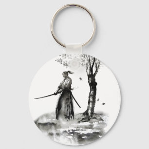 Samurai warrior keychain