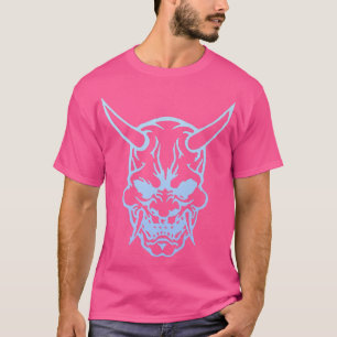 Samurai Warrior Mask, Hannya Oni Mask Japan Anime  T-Shirt