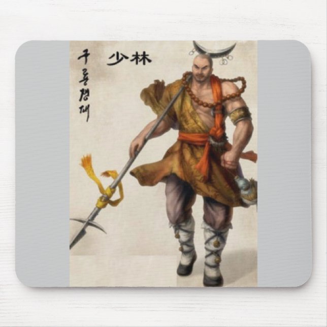 samurai warrior mouse mat (Front)
