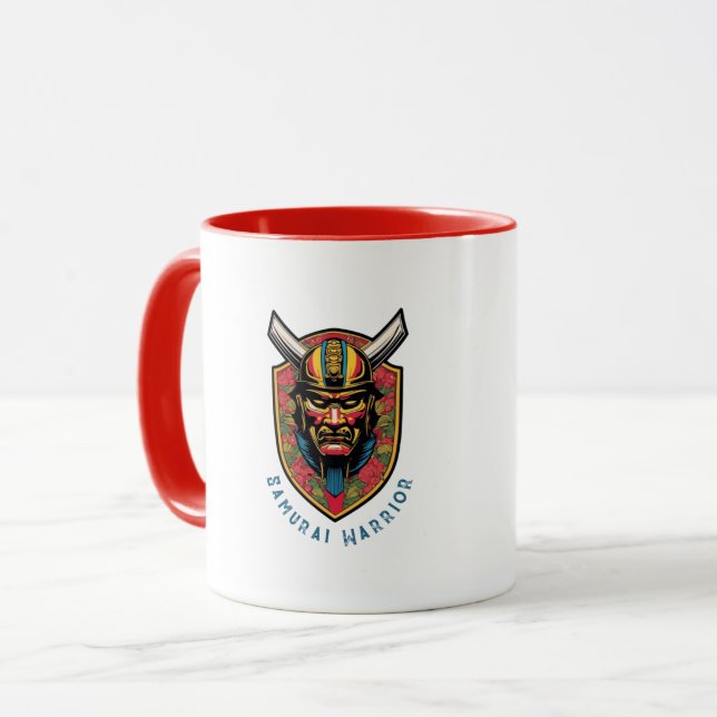 Samurai Warrior Mug (Front Left)
