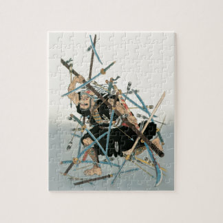 Samurai Warrior Oriental Art 3 Jigsaw Puzzle