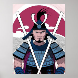 Samurai warrior poster