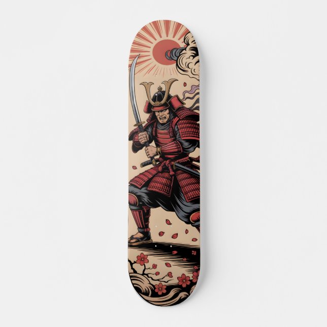 Samurai warrior Skateboard (Front)
