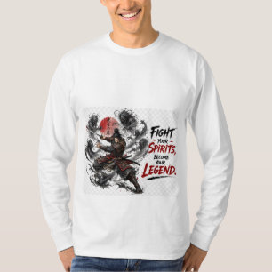 Samurai Warrior Spirit Motivational Graphic Men’s  T-Shirt