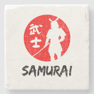Samurai Warrior Stone Coaster