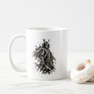 Samurai Warrior – Sumi-e Coffee Mug