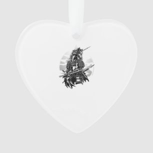 Samurai Warrior Unicorn (1) Ornament