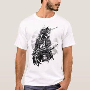 Samurai Warrior Unicorn (1) T-Shirt