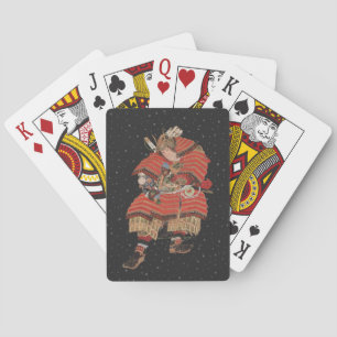 Samurai Warrior Vintage Japanese Art Playing Cards