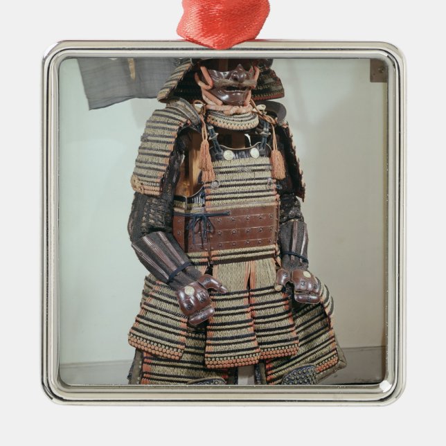 Samurai Warrior's Armour Metal Tree Decoration (Front)
