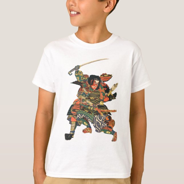 Samurai Warriors Fighting T-Shirt (Front)
