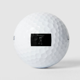 Samurai way of the warrior gift present golf balls