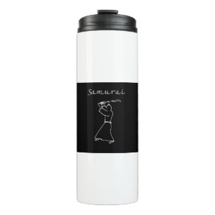 Samurai way of the warrior gift present thermal tumbler