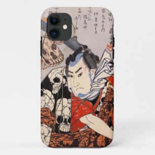 Samurai Wearing a Skull Pattern iPhone 11 Case