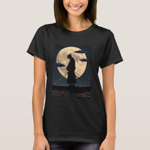 Samurai When The UFOs Come, Vintage Japanese Ukiyo T-Shirt
