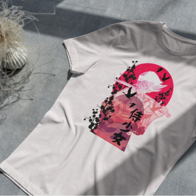 Samurai Woman Anime   T-Shirt (Creator Uploaded)