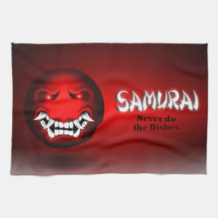 Samuraimoji Kitchen Linen Tea Towel