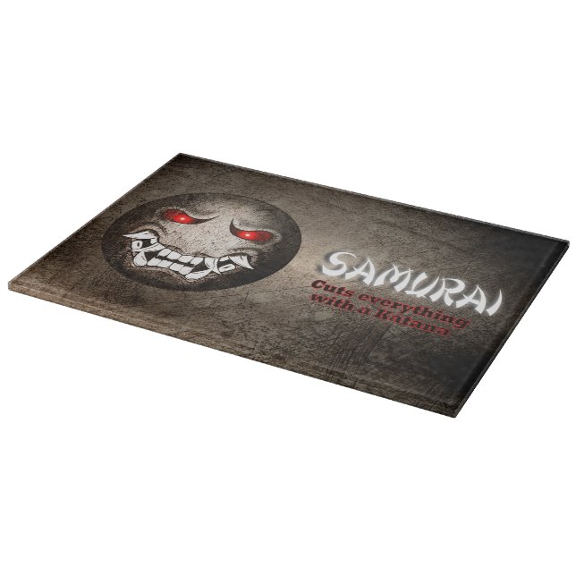 Samuraimoji Vintage Cut Board (Corner)