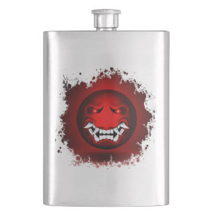 Samuraymoji Flashlight Hip Flask