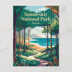 Samurskiy National Park Russia Postcard