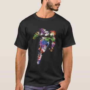 Samus Aran - Joins The Battle! Metroid Glitch Remi T-Shirt