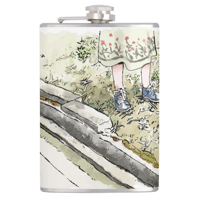 Samuyaji Hip Flask (Front)