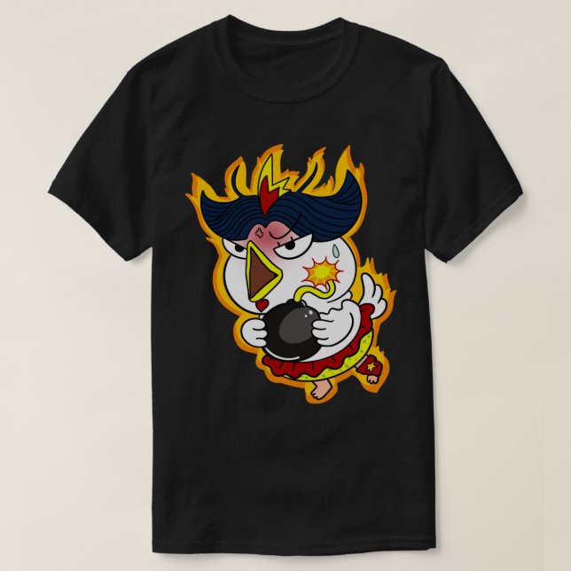 Samyang Buldak Ramen Chicken   T-Shirt (Design Front)
