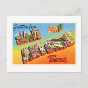 San Antonio #1 Texas TX Vintage Travel Souvenir Postcard