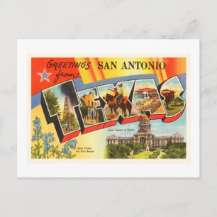 San Antonio #2 Texas TX Vintage Travel Souvenir Postcard