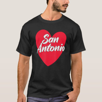 San Antonio America Love Design T-Shirt
