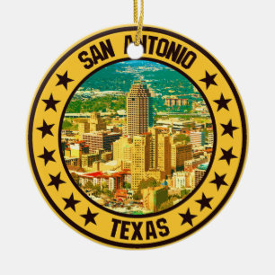San Antonio Ceramic Tree Decoration