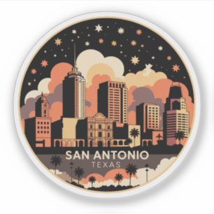 San Antonio City Texas USA Minimalist
