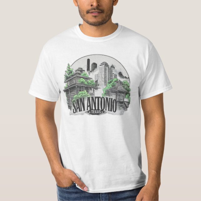San Antonio City Texas USA T-Shirt (Front)