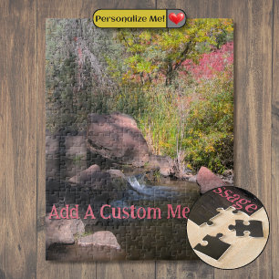 San Antonio Creek Cascade Jigsaw Puzzle
