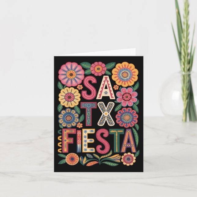 San Antonio Fiesta  Card (Front)