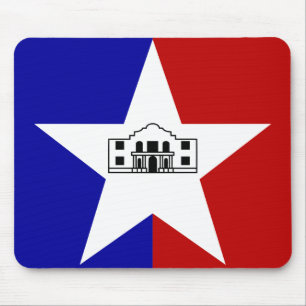 San Antonio Flag Mouse Mat