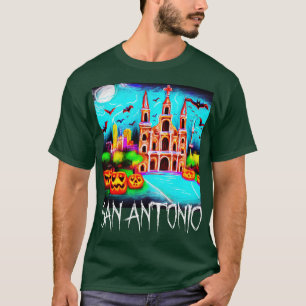 San Antonio Halloween style T-Shirt