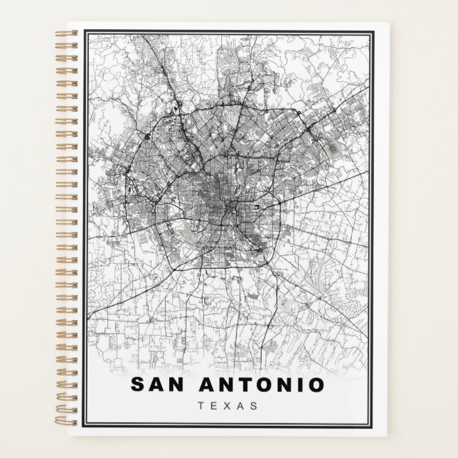 San Antonio Map Planner (Front)