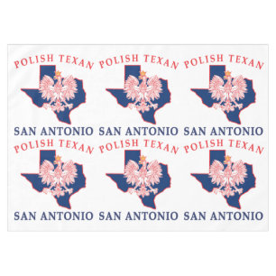 San Antonio Polish Texan Tablecloth