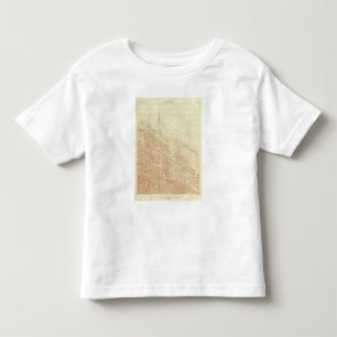 San Antonio quadrangle showing San Andreas Rift Toddler T-Shirt