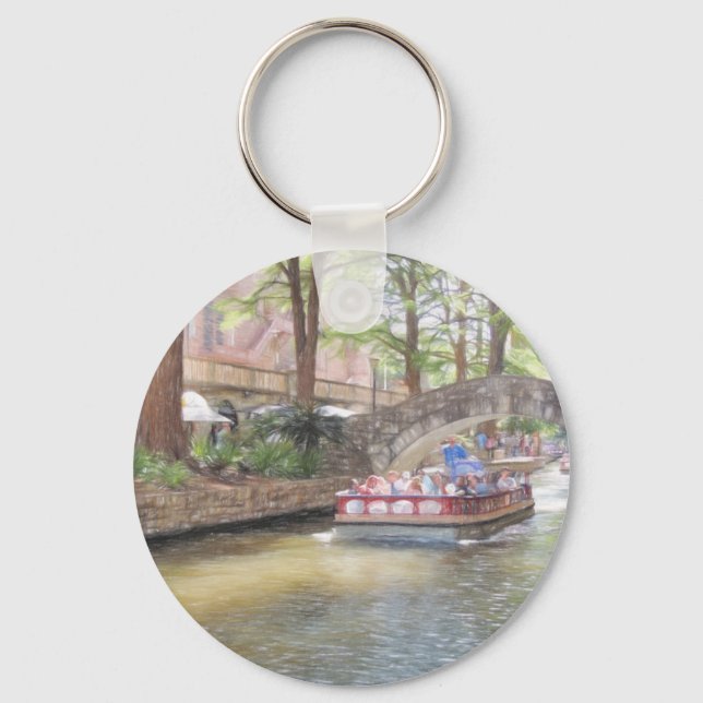 San Antonio River Walk Key Ring (Front)