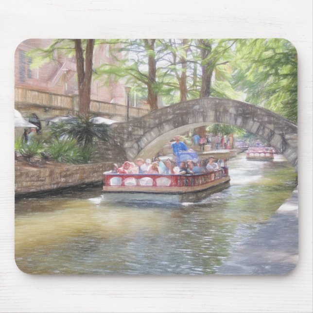San Antonio River Walk Mouse Mat (Front)