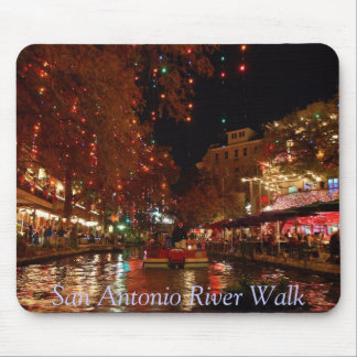 San Antonio River Walk Mouse Mat